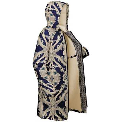 Clear Smoke Cymatic Zip Cloak – Sleek, Futuristic & Ultra-Cozy Longline Jacket