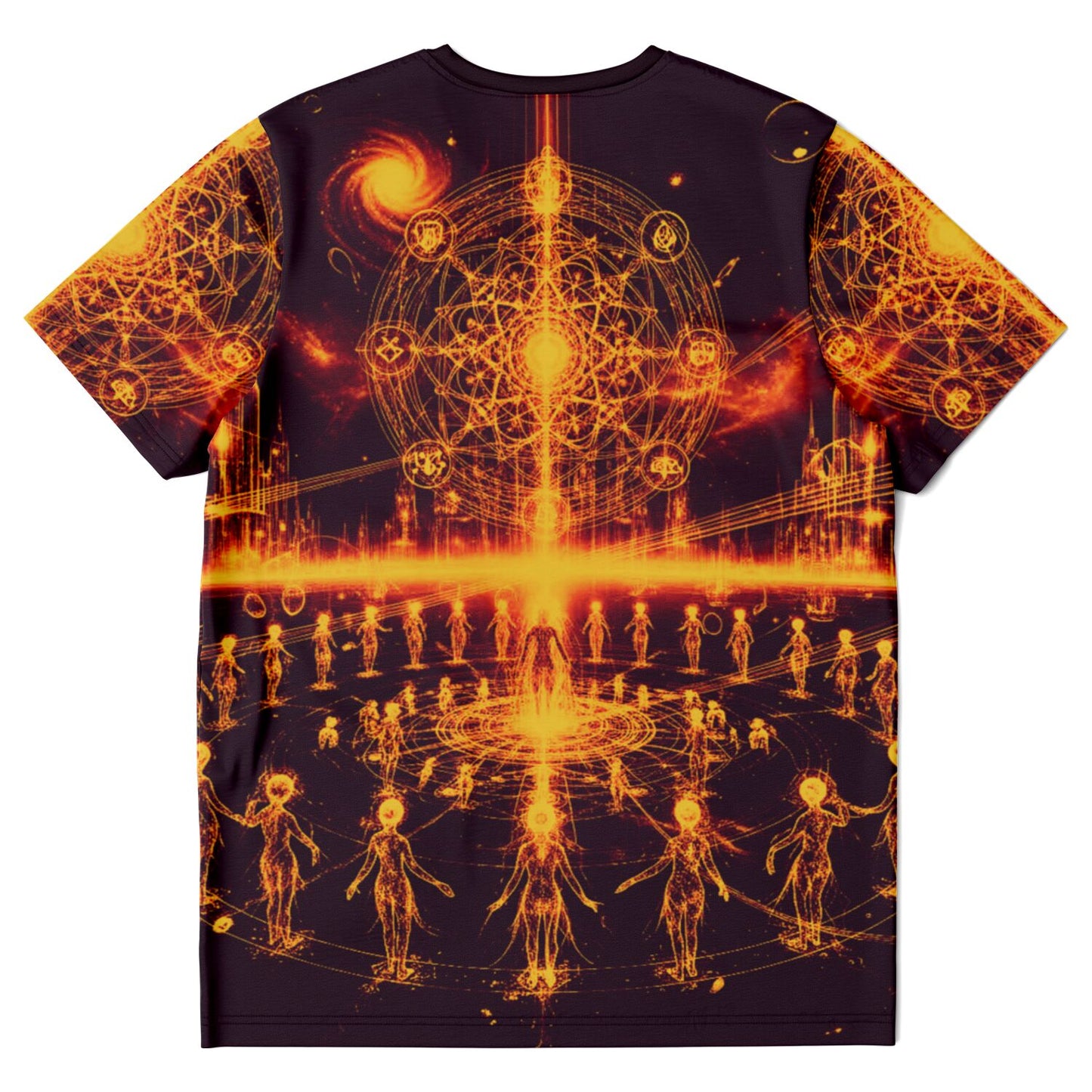 Spiritual T-Shirt – “Ethereal Light Being” Tee by Soul System, Mystical Mindfulness Graphic Shirt