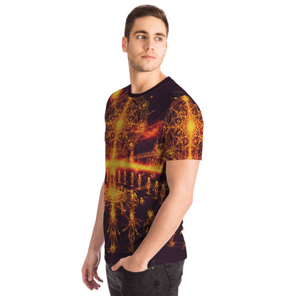 Spiritual T-Shirt – “Ethereal Light Being” Tee by Soul System, Mystical Mindfulness Graphic Shirt