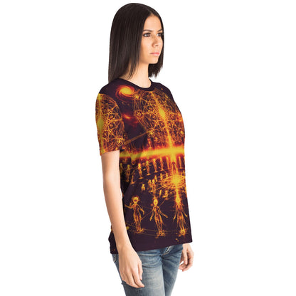 Spiritual T-Shirt – “Ethereal Light Being” Tee by Soul System, Mystical Mindfulness Graphic Shirt