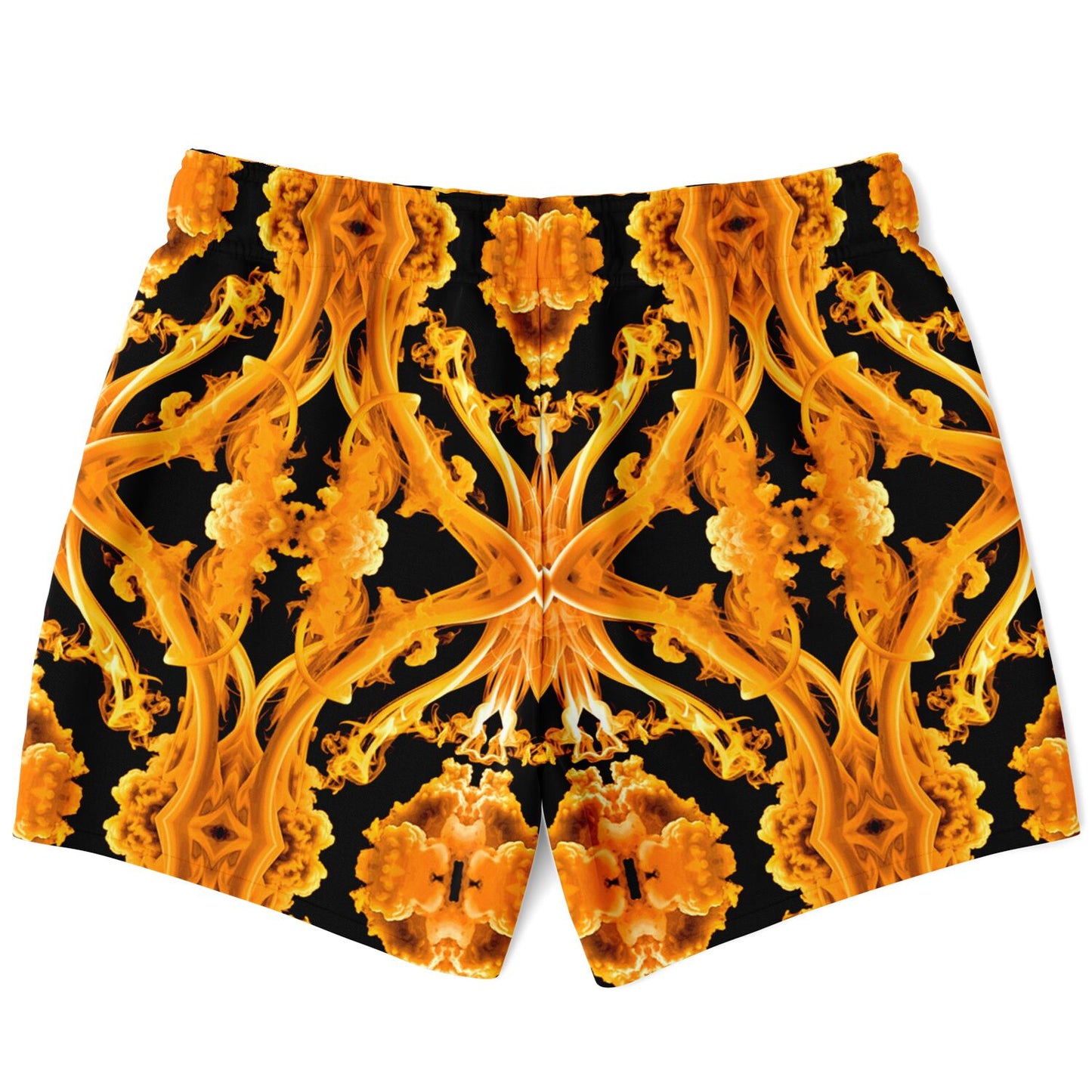 Gold Cymatic Men’s Luxurious, Swim Shorts –  Bold & Bright, Performance-Driven Swimwear