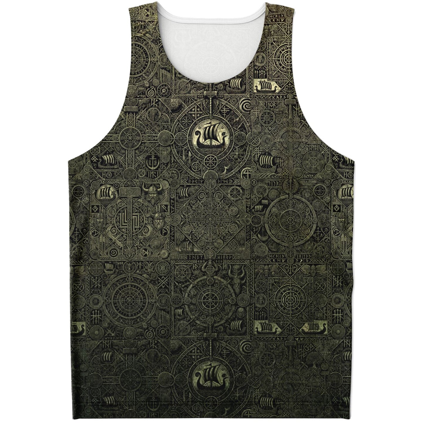 Viking Rune AOP Tank – Mythical Nordic Vibes for Gym, Festivals & Everyday Wear