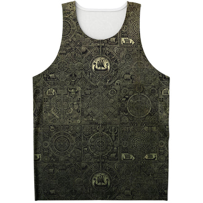Viking Rune AOP Tank – Mythical Nordic Vibes for Gym, Festivals & Everyday Wear