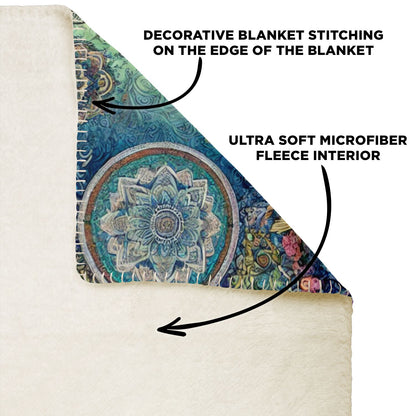 Trinity Goddess Ultra-Soft Premium Microfleece Blanket – Spiritual All-Over Print Throw