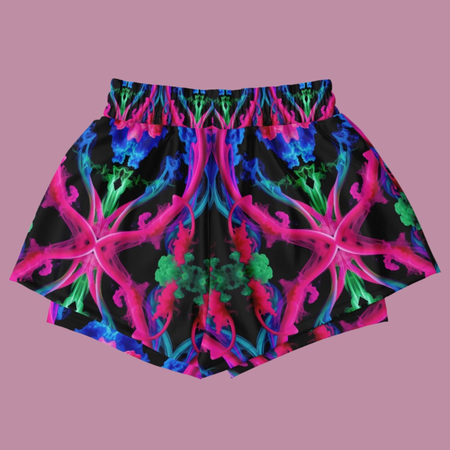 Soul System Neon Cymatic 2-in-1 Shorts – Breathable, Comfortable & Bold Activewear for Your Best Performance