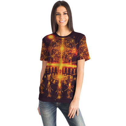 Spiritual T-Shirt – “Ethereal Light Being” Tee by Soul System, Mystical Mindfulness Graphic Shirt