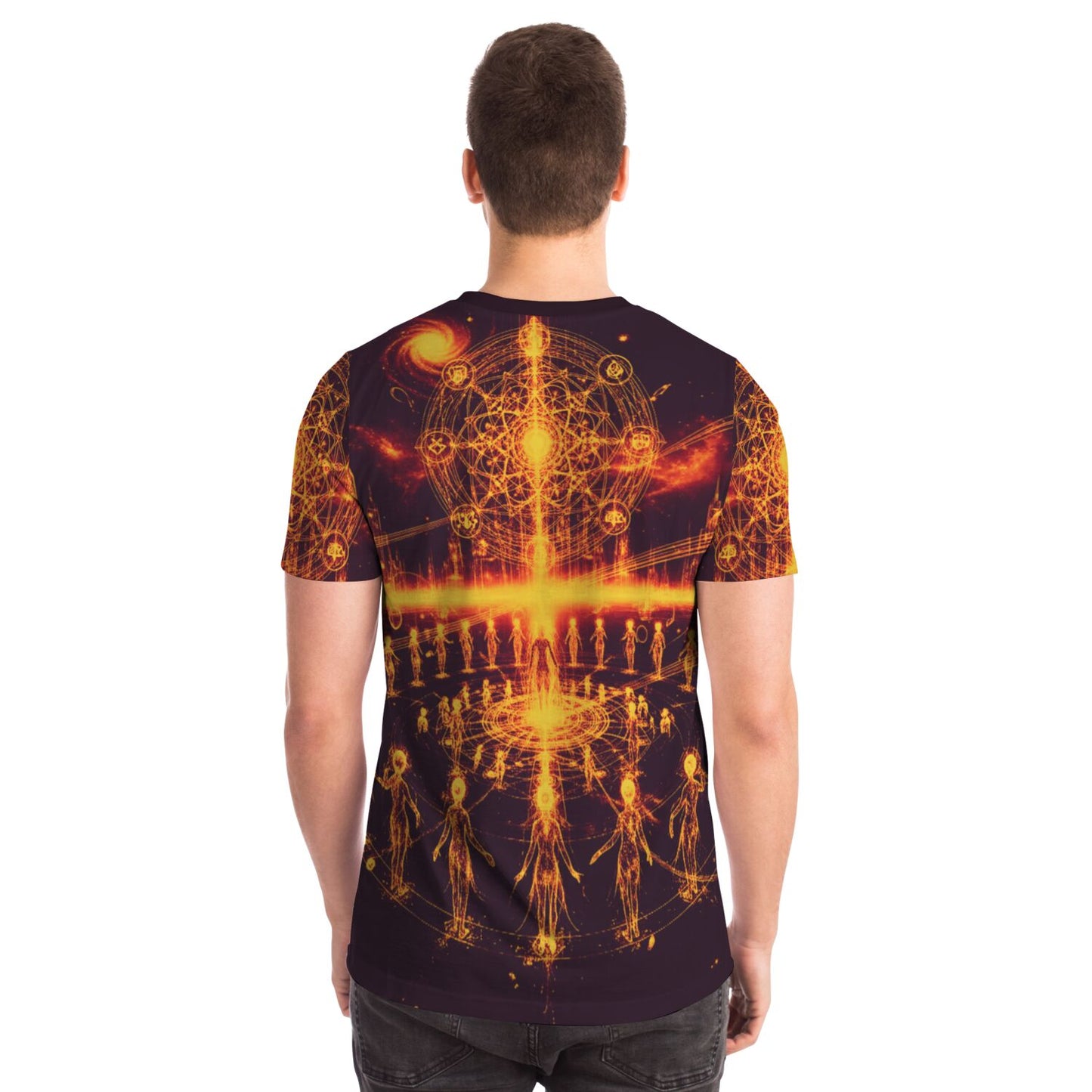 Spiritual T-Shirt – “Ethereal Light Being” Tee by Soul System, Mystical Mindfulness Graphic Shirt