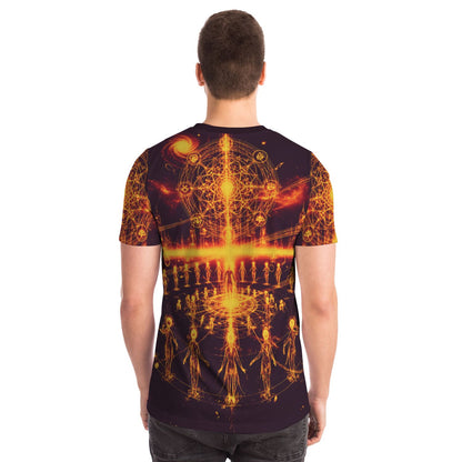 Spiritual T-Shirt – “Ethereal Light Being” Tee by Soul System, Mystical Mindfulness Graphic Shirt