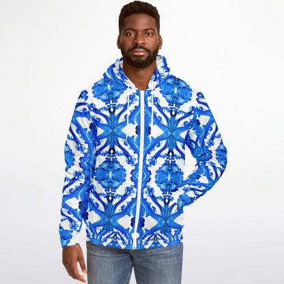 Cymatic Ocean Microfleece Zip Hoodie – Cozy, Warm & Stylish All-Over Print Jacket