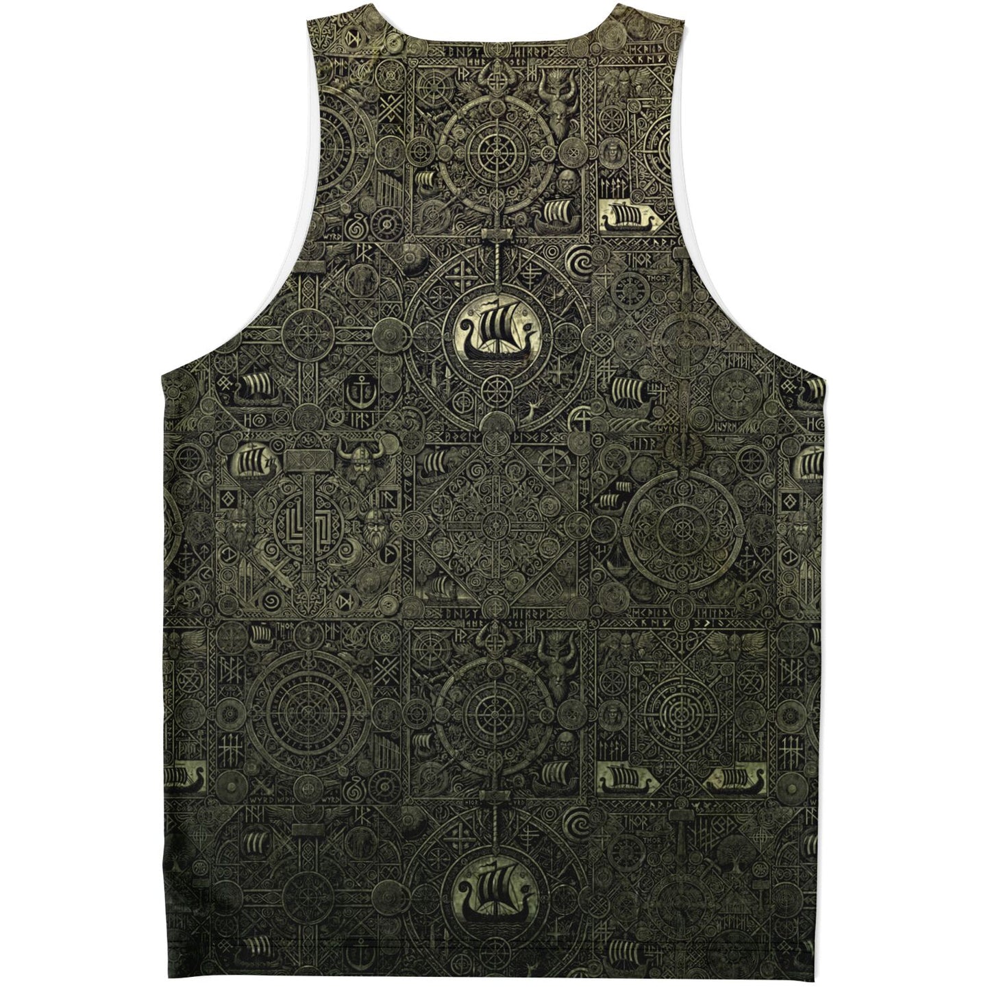 Viking Rune AOP Tank – Mythical Nordic Vibes for Gym, Festivals & Everyday Wear