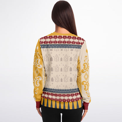 Funny Cannabis Sweatshirt – “Pass Joints, Not Judgement” Stoner Holiday Jumper, Spiritual Humour Gift