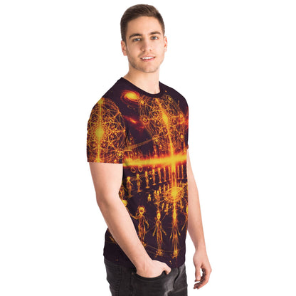 Spiritual T-Shirt – “Ethereal Light Being” Tee by Soul System, Mystical Mindfulness Graphic Shirt