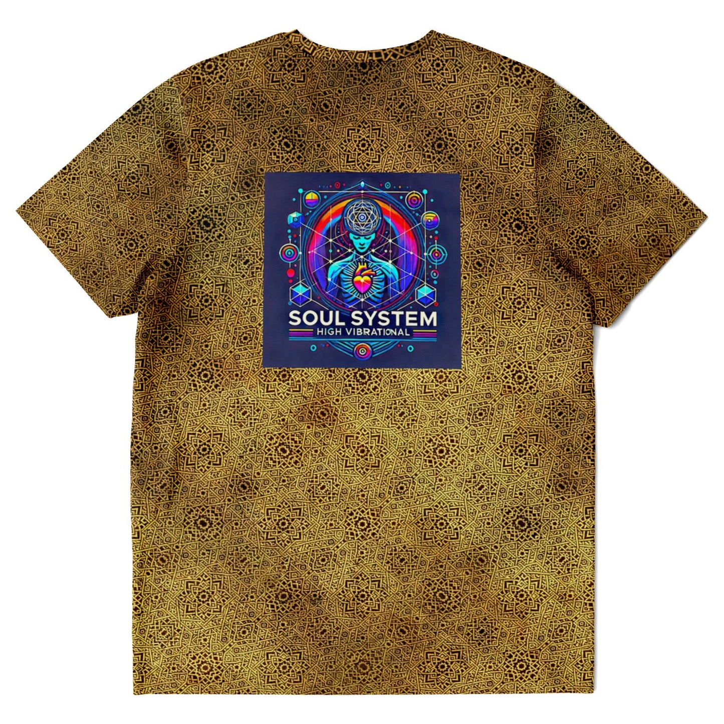 Soul System, Gold Geometric, T-shirt - AOP copy