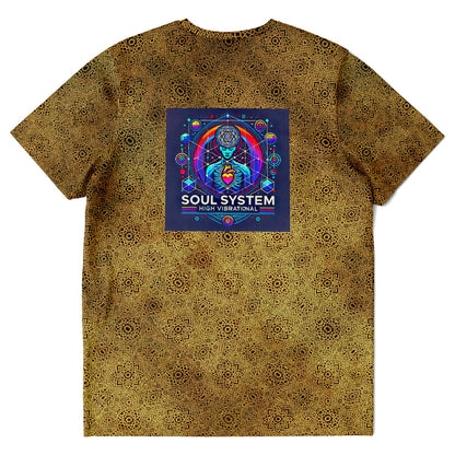 Soul System, Gold Geometric, T-shirt - AOP copy