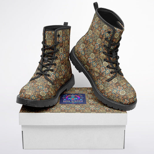 City Strider Martin Boots | Unisex PU Leather Everyday Wellness & Lifestyle Boots
