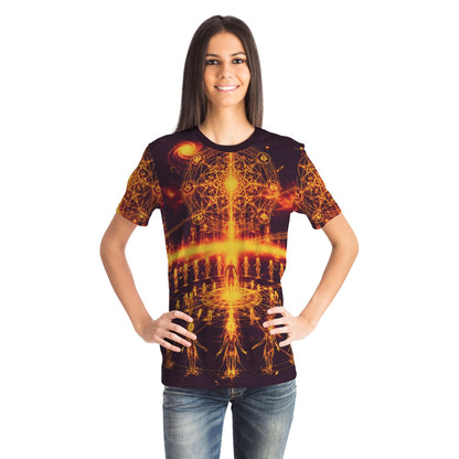 Spiritual T-Shirt – “Ethereal Light Being” Tee by Soul System, Mystical Mindfulness Graphic Shirt