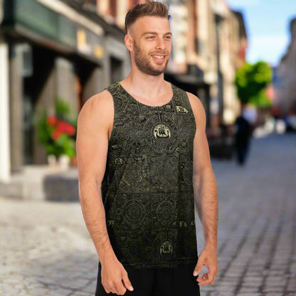 Viking Rune AOP Tank – Mythical Nordic Vibes for Gym, Festivals & Everyday Wear