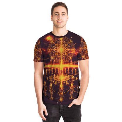 Spiritual T-Shirt – “Ethereal Light Being” Tee by Soul System, Mystical Mindfulness Graphic Shirt