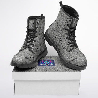 City Strider Martin Boots | Unisex PU Leather Everyday Wellness & Lifestyle Boots