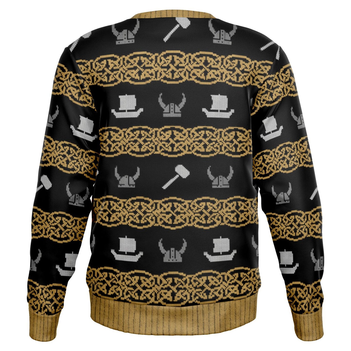 Viking Valhalla Sweatshirt – Norse Gods & Runes Design, Nordic Warrior Jumper, Mythology Gift