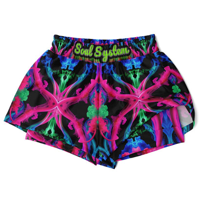 Soul System Neon Cymatic 2-in-1 Shorts – Breathable, Comfortable & Bold Activewear for Your Best Performance